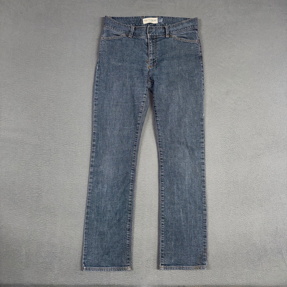 Gap Jeans Womens 8 Blue Hip-Hugger Stretch Straight Leg Low Rise Denim Vintage